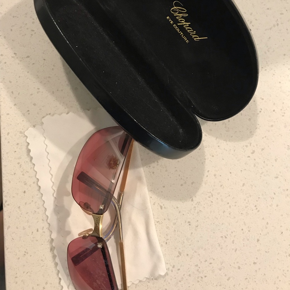 AUTHENTIC. CHOPARD DIAMOND STUDDED SUNGLASSES